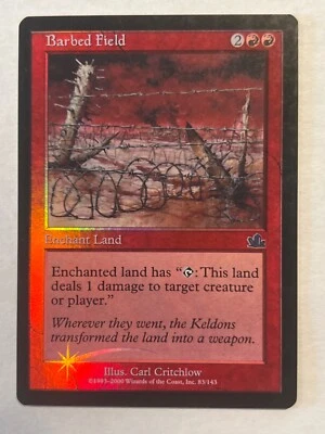 MTG - Barbed Field - Prophecy - Foil - LP - Magic the Gathering  - Image 1 of 2