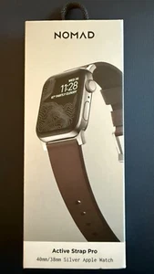 NOMAD Apple Watch 40mm/38mm Active Pro Leather Strap - Zdjęcie 1 z 5
