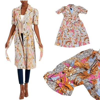 INC Women's Size XL Short-Sleeve Printed Jacket Norina Scene Floral - Image 1 of 4