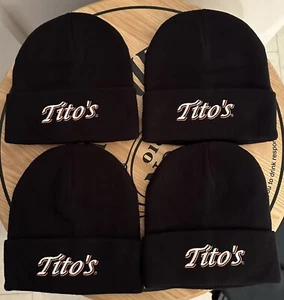 Tito’s Handmade Vodka Black Beanie Brand New - Picture 1 of 1