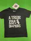 MLB Chicago White Sox 100% Cotton Black T-Shirt Infant Baby 6 months NWT