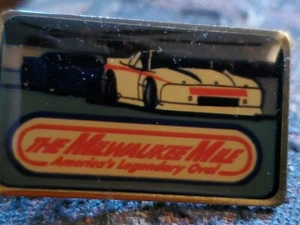 Milwaukee Mile Race Track Lapel Pin NOS Vintage 1980's Union Made In U.S.A. - Picture 1 of 2