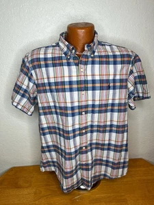 Men's Polo by Ralph Lauren S/S Button Front Shirt Large L | Plaid | Classic - Picture 1 of 5