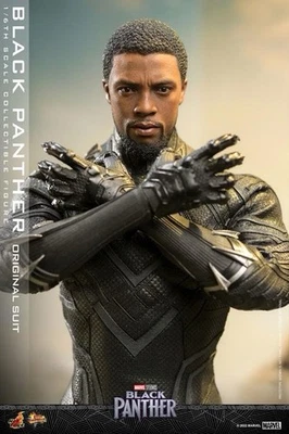 ¡Figura Hot Toys 1/6 Black Panther (traje original)! MMS671! ¡Vendedor de EE. UU.! Foto 1 de 4