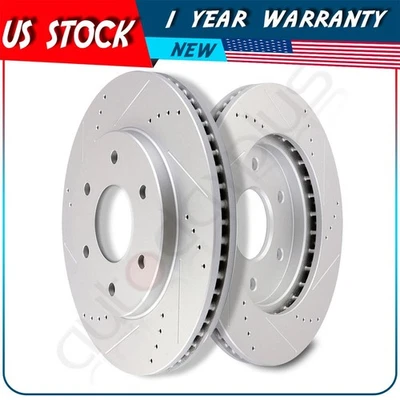 Front Brake Rotors For Infiniti QX56 For Nissan Armada Pathfinder Armada Foto 1 de 4