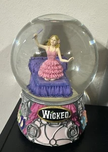 2003 WICKED Broadway Musical GLINDA “Popular” Glitter Snow Globe - Picture 1 of 11