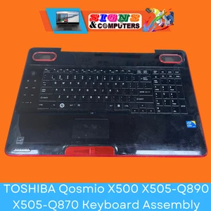 Conjunto de teclado con panel táctil TOSHIBA Qosmio X500 X505-Q890 X505-Q870 - Imagen 1 de 3