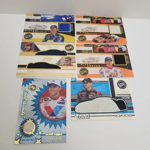 2001 Press Pass Nascar Memorabilia Cards Lot of 6 Car Cover, Edward Waltrip - Picture 1 of 8
