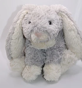 Jellycat London Bunny LOPPY Rabbit Silver Grey White 12” Plush Stuffed Animal - Picture 1 of 7