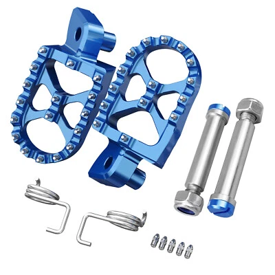 CNC Foot Pegs Footrest Footpeg Pins For Yamaha WR250F 2001-2022 WR450F 2003-2022 - Image 1 of 4