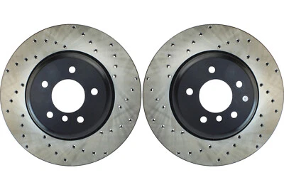 Par de rotores de freno de disco Stoptech trasero para BMW 545i 2004-2005 (42825) Foto 1 de 4