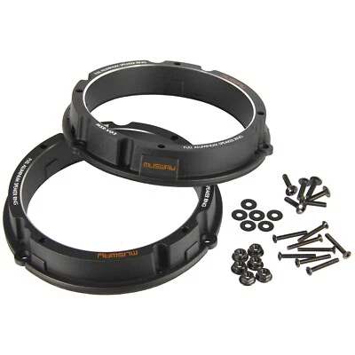 Auto Lautsprecher Adapterringe aus Aluminium für VW Golf 4 5 6 7 Polo Passat EOS - Bild 1 von 3