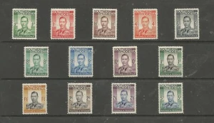 SOUTHERN RHODESIA SG40-52 THE 1937 GVI SET 13 FINO Y FRESCO VLMM £85 - Imagen 1 de 2