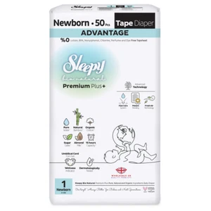Sleepy Pannolini PREMIUM Neonato Taglia 1 (2-5 kg) Confezione da 6 300 pz GRANDI RISPARMI - Foto 1 di 3