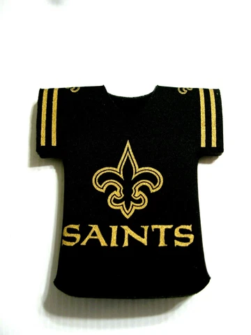 New Orleans Saints Jersey Bottle Can Coozie NEW Kaddy Holder Koozie Drink Cooler Cover