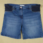 Next Materity Blue Denim Shorts UK Size 14 Boy Shorts Great Casual Wear