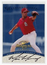 1997 Matt Morris AUTO Donruss Signature Series Millennium Marks 69/1000