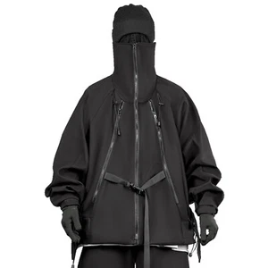 Niepce Herren Dreifach Reißverschluss Winterjacke Techwear Mantel mit Trägern - Bild 1 von 43
