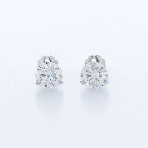 Pendientes de oro amarillo con diamantes extraídos en tierra corte redondo G SI1 2,03ctw certificados - Imagen 1 de 12