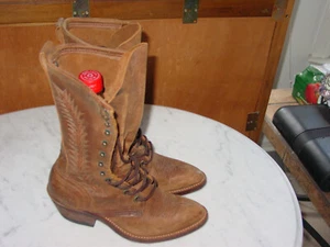 Womens Abilene Packer Brown Leather 9125 Boots! Size 6 (Medium) - Picture 1 of 11