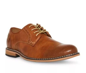 Zapatos Oxford para hombre Madden Alistn marrón imitación cuero perforado punta almendra talla 13 - Imagen 1 de 9