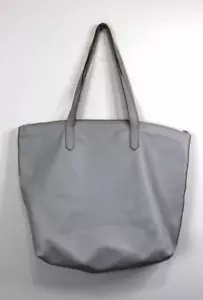 Cuyana Classic Zipper Tote in Stone Pebbled Gray Leather Purse Bag - Bild 1 von 16