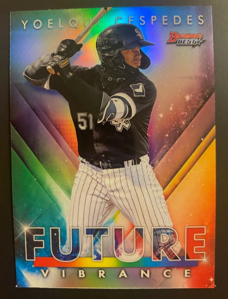 2021 Bowmans Best Future Vibrance Yoelqui Cespedes #BFV-14 - White Sox - Image 1 of 1