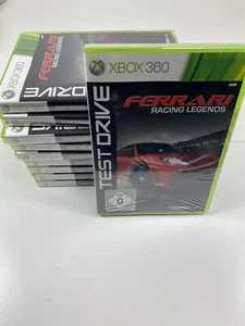 lot 10 Jeux console xBox 360 neuf ferrari racing challenge test drive allemand - Picture 1 of 12