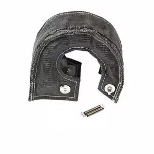 Black Turbocharger Heat Shield Blanket Fit T3 T25 T28 GT25 GT35 Turbo Fast Ship - Bild 1 von 3