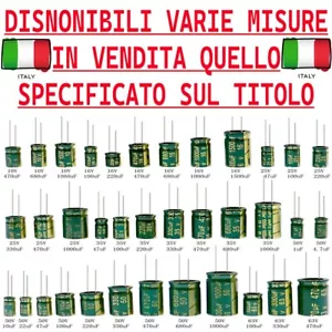 2 pezzi CONDENSATORI ELETTROLITICI 1500uF 16V 105°c BASSA IMPEDENZA ESR 10x20mm - Foto 1 di 1