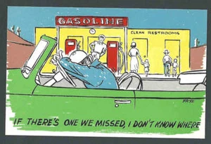 Ca 1939 PPC* Humor If Theres One We Missed I Don't Know Where Stopp See Info - Bild 1 von 1