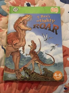 Leap Frog Tag Books T.Rex's Mighty ROAR -----------TAG ONLY BOOK--- used----- - Picture 1 of 3