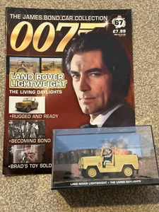 James Bond Car collection - #67: LAND ROVER LIGHTWEIGHT - (the living daylights) - Imagen 1 de 1