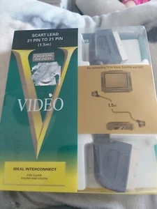 JVC VIDEO SCART TO SCART CABLE 1.5 METRE SUPERIOR SIGNAL Free shipping UK - Picture 1 of 2