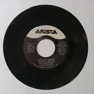45 RPM Record     LISA STANSFIELD  You can't deny it / Lay me down   Unplayed - Picture 1 of 2