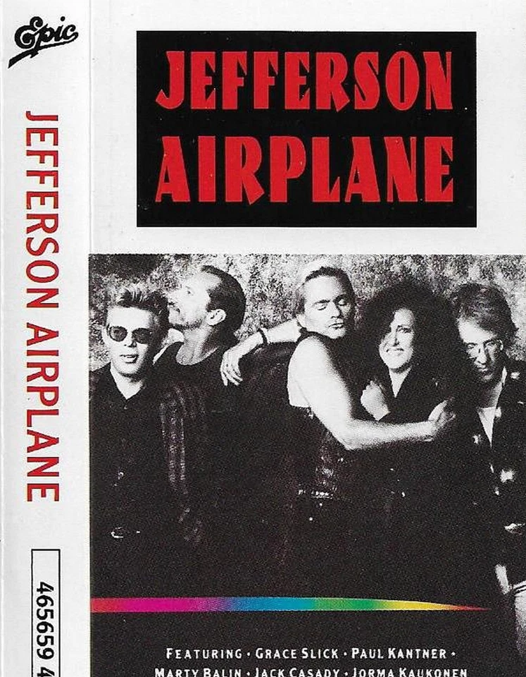 JEFFERSON AIRPLANE  CASSETTE ALBUM GRACE SLICK PAUL KANTNER BALIN CASADY - Image 1 of 4