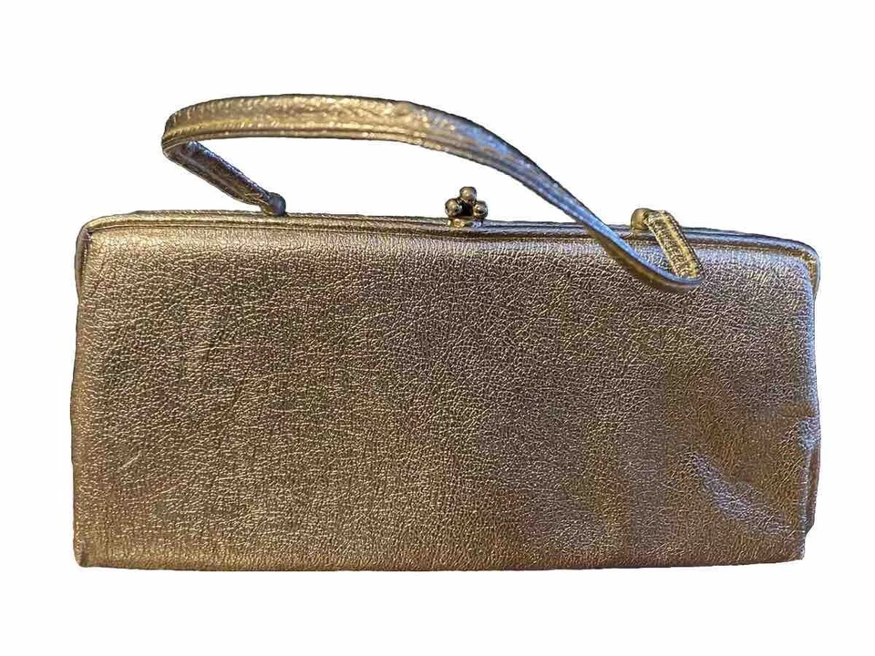 Rare vintage silver clutch evening bag purse - Image 1 of 4