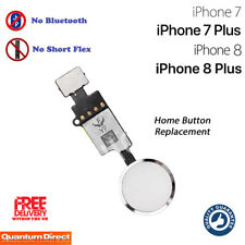 NEW iPhone 7 / 7 Plus SE 2 Home Button Replacement NO Bluetooth Required SILVER