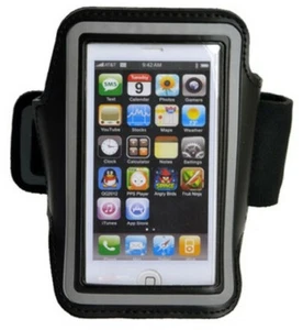 Bracelet de luxe pour iPhone 5, 5S, 5C - Emplacement pour clés - Parfait pour le jogging - Photo 1 sur 4