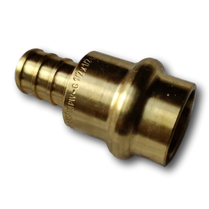 10 Piezas XFITTING 1/2" Prensa x 1/2" Acoplamiento Pex, Montaje a Prensa, Latón Sin Plomo - Imagen 1 de 10