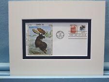 Great American Wildlife - The Moose & First Day Cover of its own stamp
