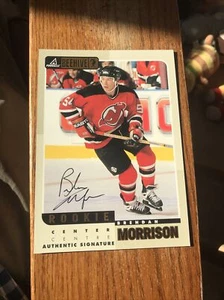 1998 Pinnacle Beehive Brendan Morrison 5x7 Autographed Photo Rookie Card Devils - Picture 1 of 5