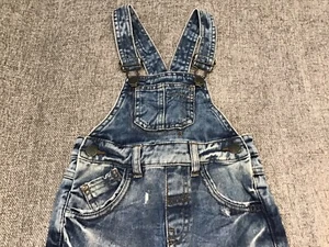 BNWOT - Boys Next Dungarees Shorts  - Size 3 to 4 Years - Picture 1 of 5