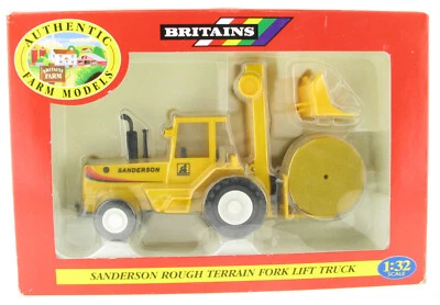 BRITAINS 9513 SANDERSON Rough Terrain Fork Lift Truck 1:32 in OVP Gabelstapler - Bild 1 von 4