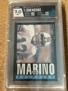 1985 Topps All Pro #314 Dan Marino HOF Miami Dolphins HGA 7 NM - Picture 1 of 4