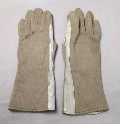 Guantes de vuelo/piloto de verano Nomex resistentes al fuego talla 9/10 LG verde follaje  Foto 1 de 4