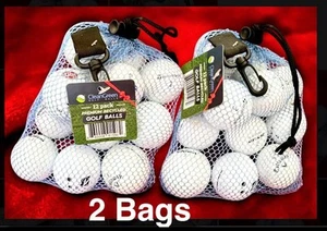 24ct Golf Balls, Premium Recycled Pre-Bagged By CleanGreen Mixed Brands (white) - Picture 1 of 24