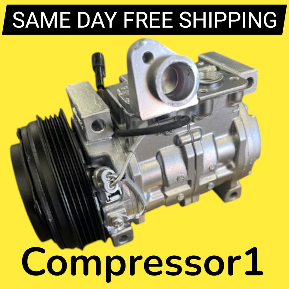 AC Compressor Fits Suzuki Aerio 2002 2003 2004 2005 2006 2007 L4 2.0L 2.3L - Image 1 of 3