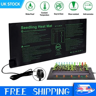 Seedling Heating Mat Seed Germination Starter Sprout Plant Cloning Greenhouse UK - Image 1 of 4
