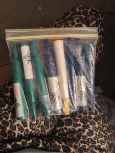 Black feet Indian Marker Blue Green Yellow Lot Of 8 Brand New - Picture 1 of 1